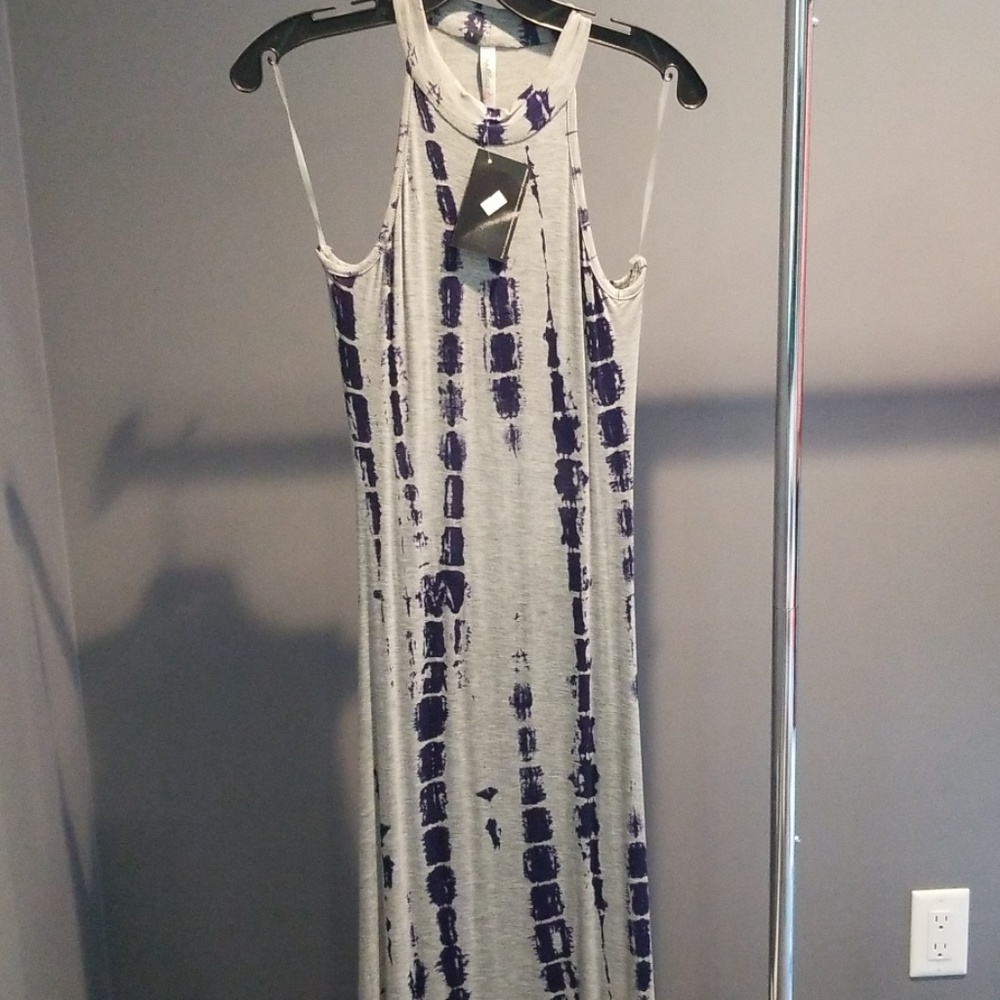 Tye die maxi dress